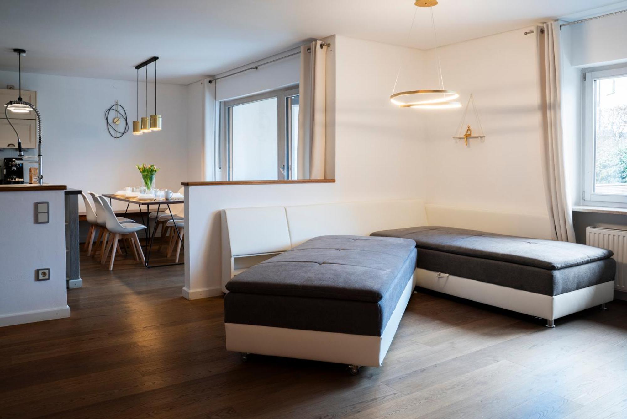130M2 Loft - Balkon, Smart Tv, Badewanne, Kaffee Appartement Rosenheim Buitenkant foto
